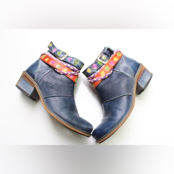 SOCOFY Handmade  Ankle  Boots - Picture 3 of 11